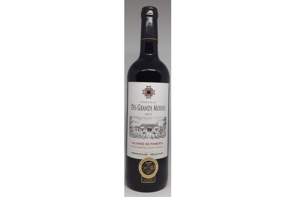 Lalande de Pomerol - Rouge - Château Des Grands Moines - 75 cl - 2023 - 13°
