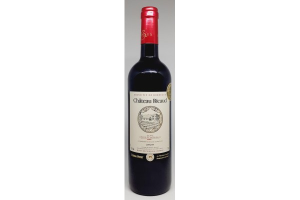 Blaye - Côtes de Bordeaux - Rouge - Château Ricaud - 13° - 75 cl - médaille d'or -