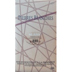 IGP du Gard - Pierres blanches - Blanc - Cubis de 10 litres IGP du Gard - Pierres blanches - Blanc - Cubis de 10 litres