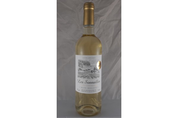 Vin du Monde Vin UE Blanc moelleux - Sonnailles- Vin De l'UE - 75cl - 11°