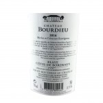Côtes de Blaye - Rouge - Château Bourdieu - 14° - 2020 - 75 cl